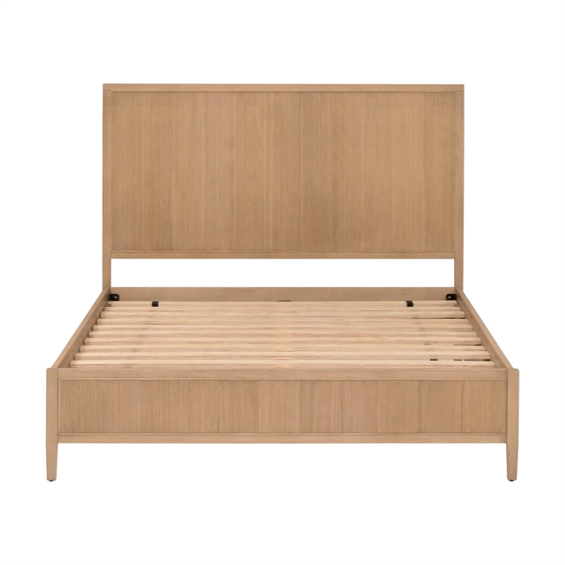Essentials For Living Highland Standard King Bed in Natural Oak