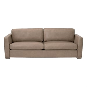 Star International Neiman 95&quot Taper Arm Sofa in Fawn