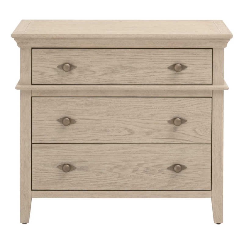 Star International Oxford 3-Drawer Nightstand in Oak