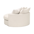 Star International Lourne Grand Swivel Sofa Chair in Linen