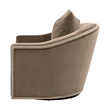 Star International Paxton Swivel Club Chair in Camel Velvet