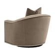 Star International Paxton Swivel Club Chair in Camel Velvet