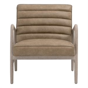Star International Tahoe Club Chair in Ivanhoe Toast and Natural Gray Oak