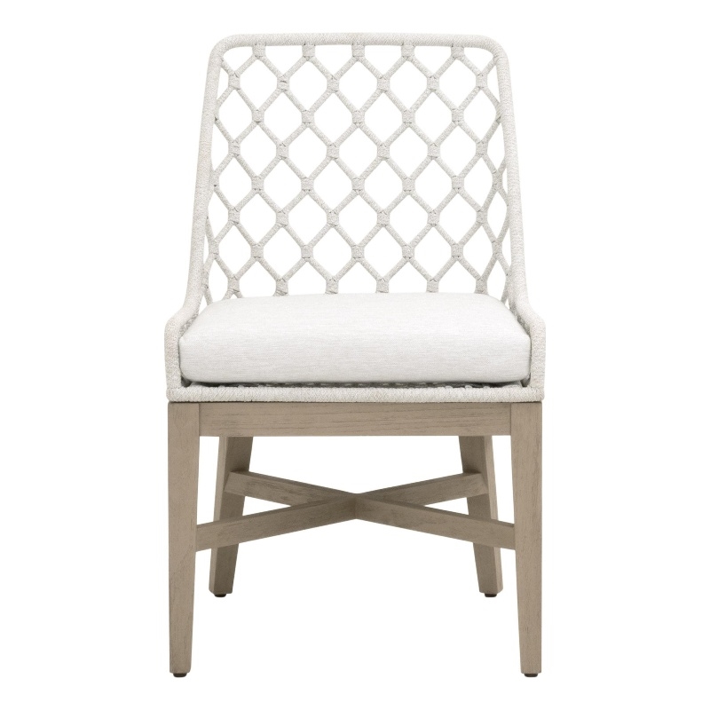 Star International Lattis Outdoor Dining Chair in White