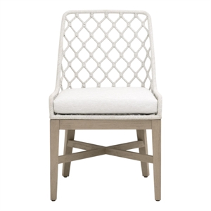 Star International Lattis Outdoor Dining Chair in White