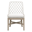 Star International Lattis Outdoor Dining Chair in White