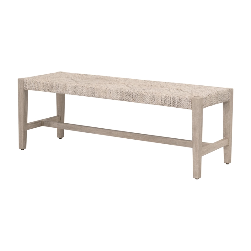 Star International Malay Bench in Natural Gray Mahogany