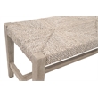 Star International Malay Bench in Natural Gray Mahogany