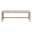 Star International Malay Bench in Natural Gray Mahogany