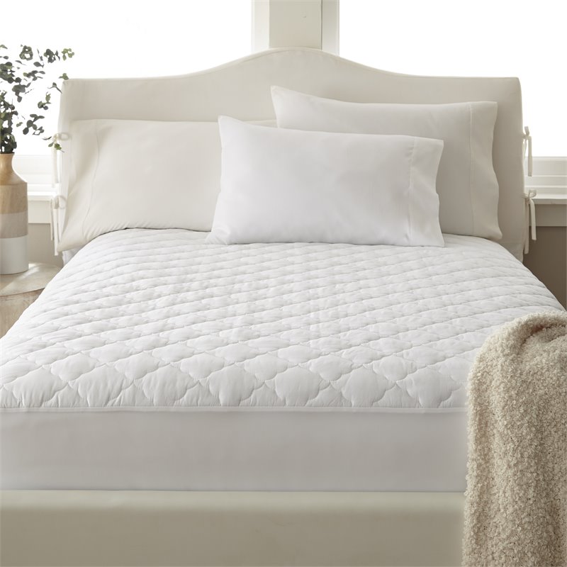 400 Thread Count solid quilted mattress pad Cal King 645470191881 | eBay