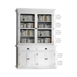 NovaSolo Halifax Wood China Cabinet in Pure White