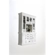 NovaSolo Halifax China Coastal Wood Cabinet in Pure White