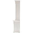 NovaSolo Provence Storage Cabinet with Hutch in Pure White