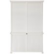NovaSolo Provence Storage Cabinet with Hutch in Pure White