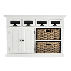NovaSolo Halifax Kitchen Buffet in Pure White