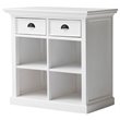 NovaSolo Halifax Medium Buffet with 4 Baskets in Pure White