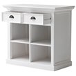 NovaSolo Halifax Medium Buffet with 4 Baskets in Pure White