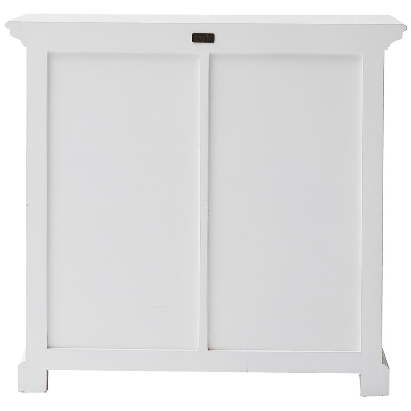 NovaSolo Halifax Medium Buffet with 4 Baskets in Pure White
