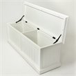 NovaSolo Halifax Storage Chest Wood in Pure White