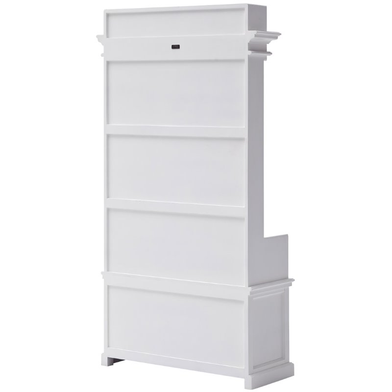 Novasolo Halifax Hall Tree In Pure White Ca581