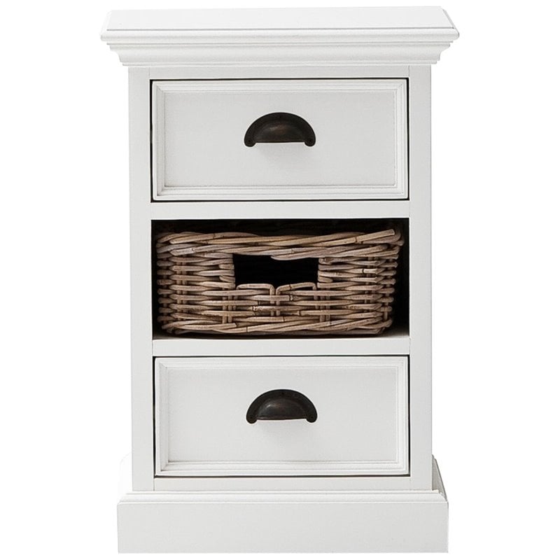 NovaSolo Halifax Short Storage Unit in Pure White