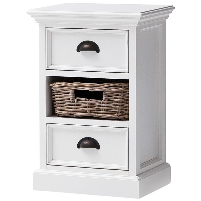NovaSolo Halifax Short Storage Unit in Pure White