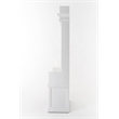 NovaSolo Halifax Hall Tree Wood in Pure White
