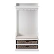 NovaSolo Halifax Hall Tree Wood in Pure White