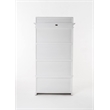 NovaSolo Halifax Hall Tree Wood in Pure White