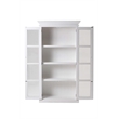 NovaSolo Halifax Curio Cabinet Wood in Pure White