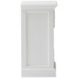 NovaSolo Halifax 3 Drawer Nightstand in Pure White