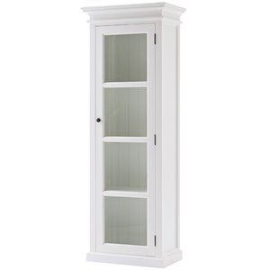 novasolo halifax curio cabinet in pure white