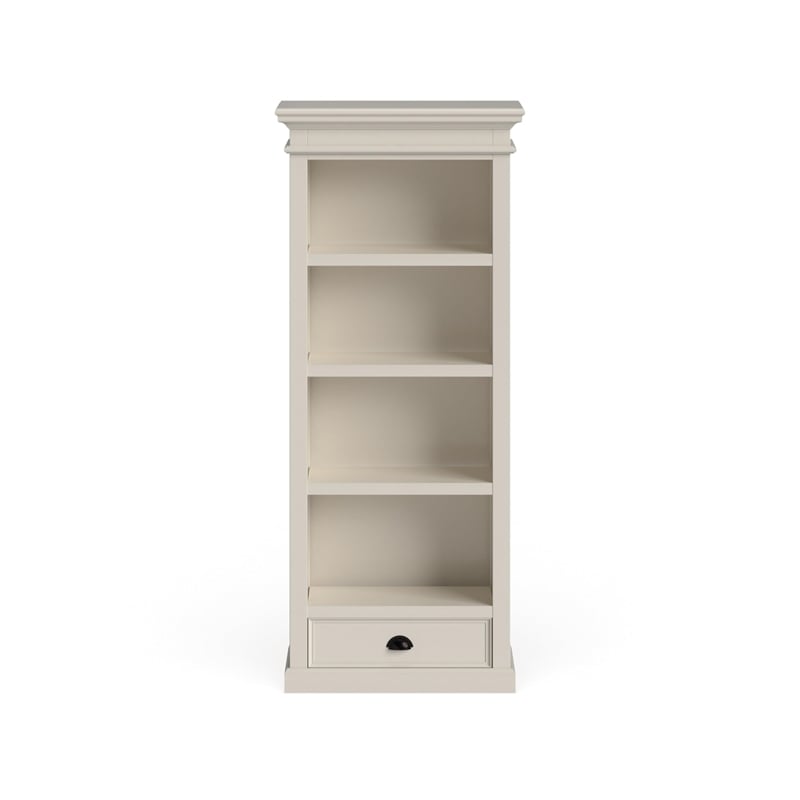 NovaSolo Halifax 4 Shelf Bookcase in Pure White