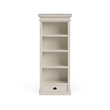 NovaSolo Halifax 4 Shelf Bookcase in Pure White