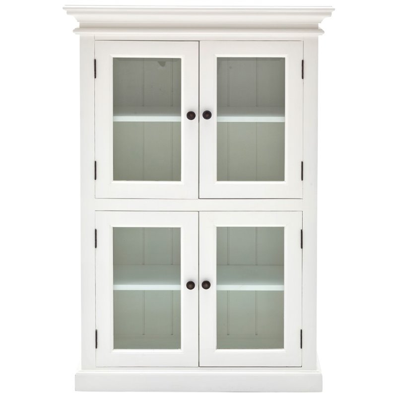 NovaSolo Halifax 2 Tier Pantry in Pure White