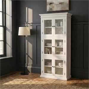 NovaSolo Halifax 3 Tier Pantry in Pure White