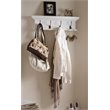 NovaSolo Halifax 4-Hook Coat Rack in Pure White