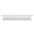 NovaSolo Halifax Medium Floating Wall Shelf in Pure White