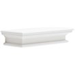 NovaSolo Halifax Medium Floating Wall Shelf in Pure White