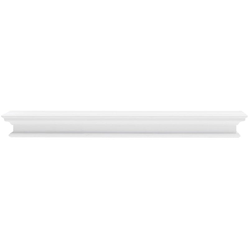 NovaSolo Halifax Extra Long Floating Wall Shelf in Pure White