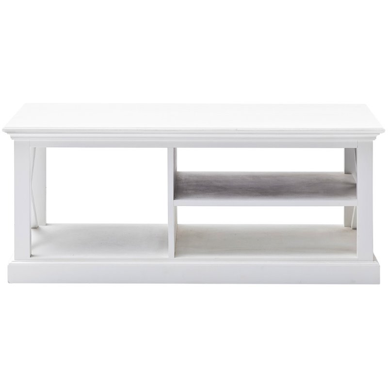 NovaSolo Halifax Coffee Table Wood in Pure White