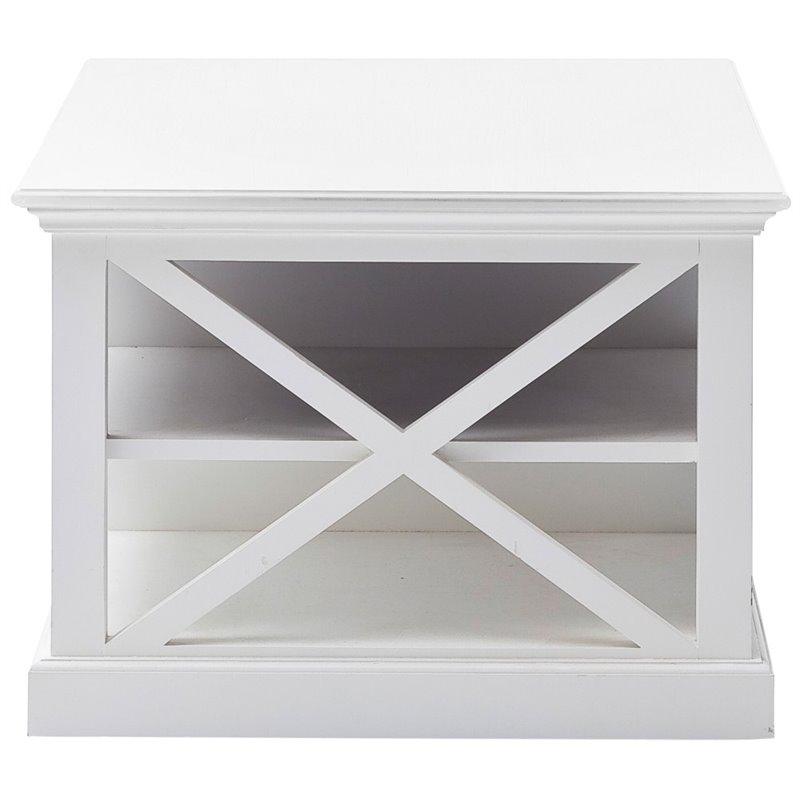 NovaSolo Halifax Coffee Table Wood in Pure White