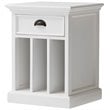 NovaSolo Halifax 1 Drawer Nightstand in Pure White