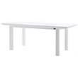 NovaSolo Halifax Dining Table with Extension in Pure White