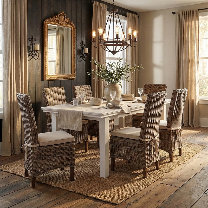NovaSolo Halifax Dining Table with Extension in Pure White