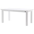 NovaSolo Halifax Dining Table with Extension in Pure White