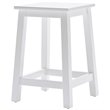 NovaSolo Halifax 3 Piece Kitchen Table Set in Pure White