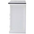 NovaSolo Halifax Contrast Classic Buffet in Pure White and Black