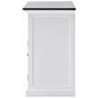 NovaSolo Halifax Contrast 2 Basket Buffet in Pure White and Black