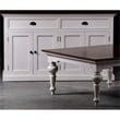 NovaSolo Halifax Accent Classic Buffet in Pure White and Dark Wood